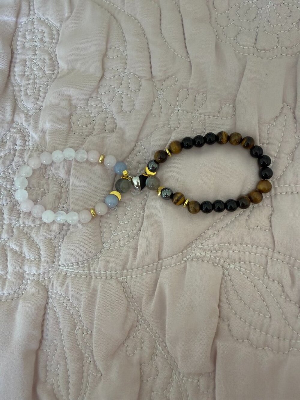 Magnetic Heart Crystal Couple Bracelets